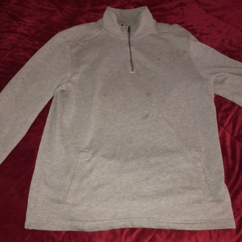1/4 zip w pockets